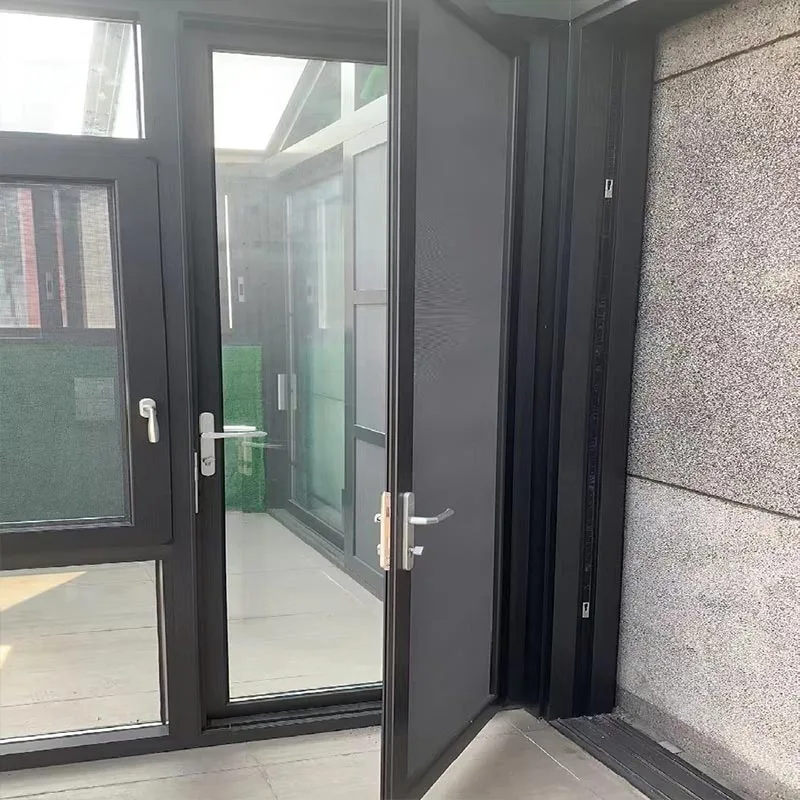 Portes en alliage d'aluminium à rupture de pont thermique